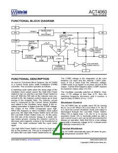 浏览型号ACT4060SH的Datasheet PDF文件第4页