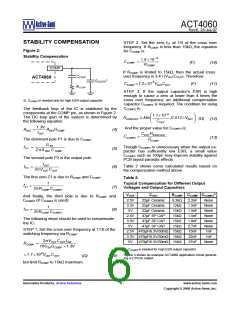 浏览型号ACT4060SH的Datasheet PDF文件第6页