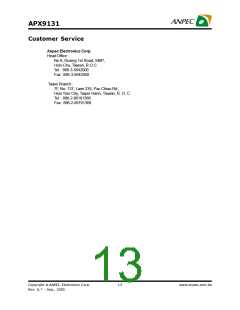 浏览型号APX9131EI-TRL的Datasheet PDF文件第13页