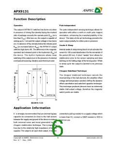 浏览型号APX9131的Datasheet PDF文件第6页