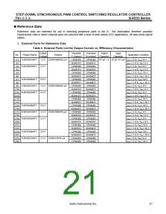 浏览型号S-8533A14AFT-TB-G的Datasheet PDF文件第21页