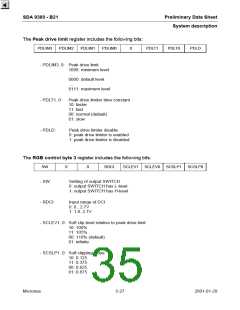 浏览型号SDA9380-B21的Datasheet PDF文件第35页