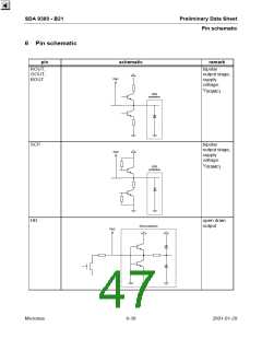 浏览型号SDA9380-B21的Datasheet PDF文件第47页