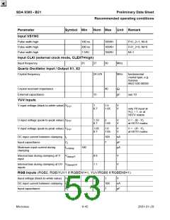 浏览型号SDA9380-B21的Datasheet PDF文件第53页