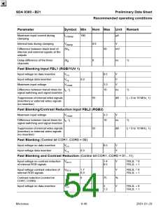 浏览型号SDA9380-B21的Datasheet PDF文件第54页