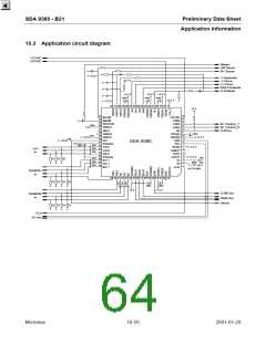 浏览型号SDA9380-B21的Datasheet PDF文件第64页