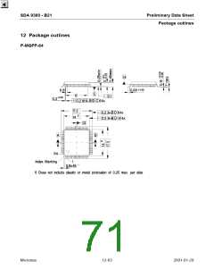 浏览型号SDA9380-B21的Datasheet PDF文件第71页