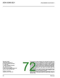 浏览型号SDA9380-B21的Datasheet PDF文件第72页