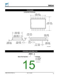 浏览型号SMS44G的Datasheet PDF文件第15页