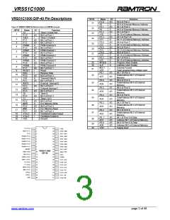 浏览型号VRS51C1000-40-PG的Datasheet PDF文件第3页