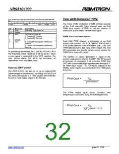 浏览型号VRS51C1000-40-PG的Datasheet PDF文件第32页