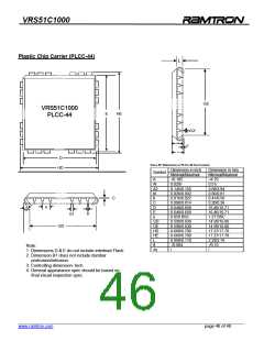 浏览型号VRS51C1000-40-PG的Datasheet PDF文件第46页