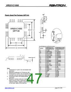 浏览型号VRS51C1000-40-PG的Datasheet PDF文件第47页