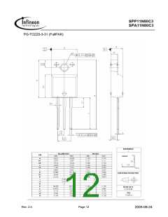 浏览型号11N80C3的Datasheet PDF文件第12页
