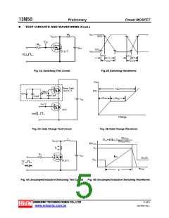 浏览型号13N50的Datasheet PDF文件第5页