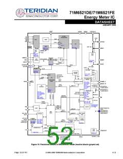 浏览型号71M6521DE-IGTR/F的Datasheet PDF文件第52页