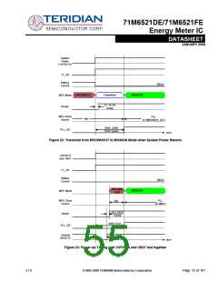 浏览型号71M6521DE-IGTR/F的Datasheet PDF文件第55页