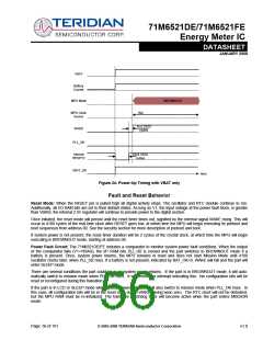 浏览型号71M6521DE-IGTR/F的Datasheet PDF文件第56页