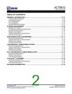 浏览型号ACT8810QJ1C1-T的Datasheet PDF文件第2页