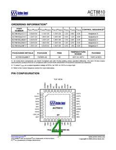 浏览型号ACT8810QJ1C1-T的Datasheet PDF文件第4页