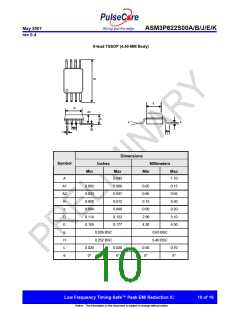 浏览型号ASM3P622S00JG-08-TT的Datasheet PDF文件第10页