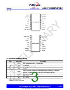 浏览型号ASM3P622S00JG-08-TT的Datasheet PDF文件第3页