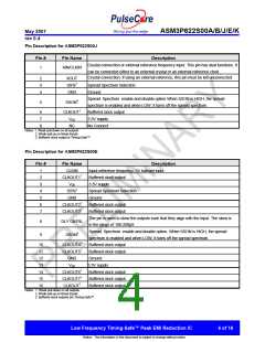 浏览型号ASM3P622S00JG-08-TT的Datasheet PDF文件第4页