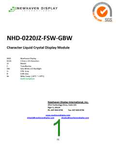浏览型号NHD-0220JZ-FSW-GBW的Datasheet PDF文件第1页