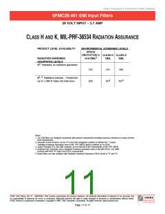 浏览型号SFMC28-461F/HH的Datasheet PDF文件第11页