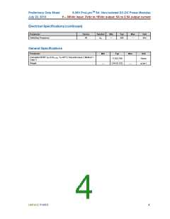 浏览型号APXW005A0X3-SRZ的Datasheet PDF文件第4页