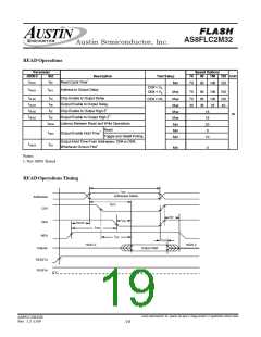 浏览型号AS8FLC2M32BQ-90/Q的Datasheet PDF文件第19页