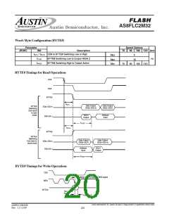 浏览型号AS8FLC2M32BQ-90/Q的Datasheet PDF文件第20页