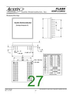 浏览型号AS8FLC2M32BQ-90/Q的Datasheet PDF文件第27页