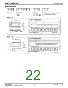 浏览型号BD6762FV-E2的Datasheet PDF文件第22页