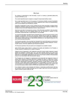 浏览型号BD6762FV-E2的Datasheet PDF文件第23页