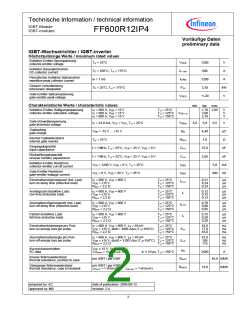 浏览型号FF600R12IP4的Datasheet PDF文件第2页