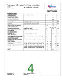 浏览型号FF600R12IP4的Datasheet PDF文件第4页