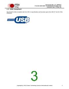 浏览型号FT232RL-2000的Datasheet PDF文件第3页
