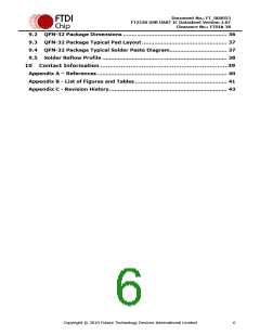 浏览型号FT232RL-2000的Datasheet PDF文件第6页