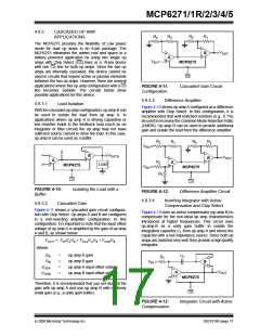 浏览型号MCP6273-E/CH的Datasheet PDF文件第17页
