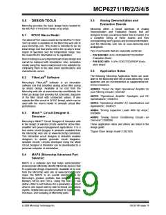 浏览型号MCP6273-E/CH的Datasheet PDF文件第19页