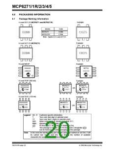 浏览型号MCP6273-E/CH的Datasheet PDF文件第20页