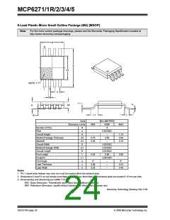 浏览型号MCP6273-E/CH的Datasheet PDF文件第24页