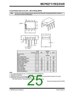 浏览型号MCP6273-E/CH的Datasheet PDF文件第25页