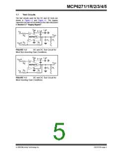 浏览型号MCP6273-E/CH的Datasheet PDF文件第5页