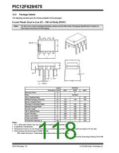 浏览型号PIC12F629T-I/SN的Datasheet PDF文件第118页