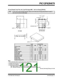 浏览型号PIC12F629T-I/SN的Datasheet PDF文件第121页
