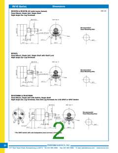 浏览型号RV16YGP-4C10FA101K的Datasheet PDF文件第2页