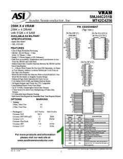 浏览型号SMJ44C251B-12HJM的Datasheet PDF文件第1页