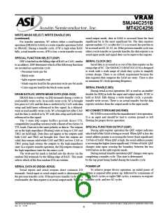 浏览型号SMJ44C251B-12HJM的Datasheet PDF文件第6页